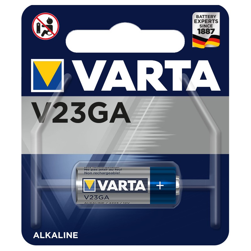 Pile électronique alcaline 12V 23A - V23GA Varta - AZ Piles distribution