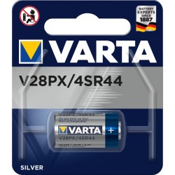 Pile électronique oxyde d'argent 6V V28PX Varta