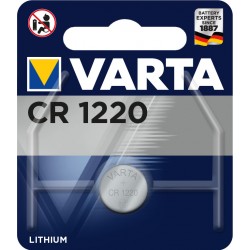 Pile électronique lithium CR1220 Varta