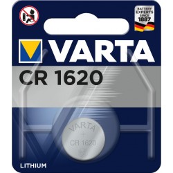 Pile électronique lithium CR1620 Varta