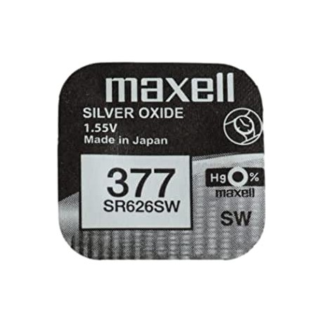 Pile de montre 377 - MAXELL - SR626SW - AZ Piles distribution