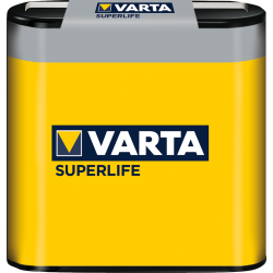 1 Pile saline 3R12 - 4.5V Varta Superlife - Vrac