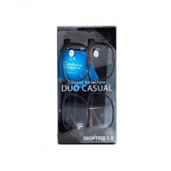 DUO CASUAL LOUPES DIOPTRIE 3 + ETUI OFFERT